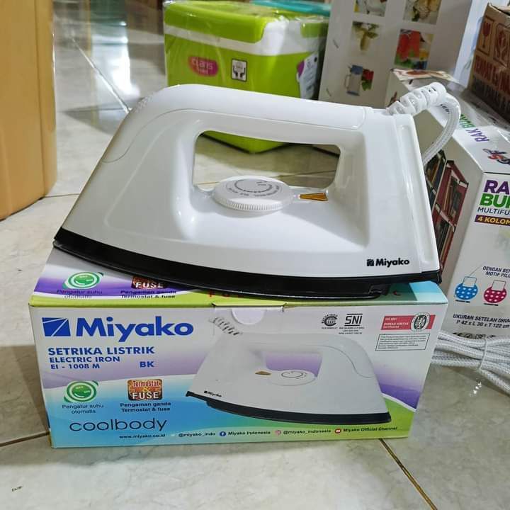 Miyako Setrika EI 1000 M / Setrika Murah Miyako EI-1000M / Setrika Miyako ORIGINAL EI1000M / Setrika
