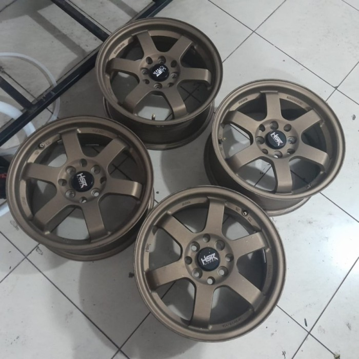 Velg Mobil Bekas Te37 Ring 15 Lebar 6,5 Pcd 4 Et40 Hsr Wheel Tokyo