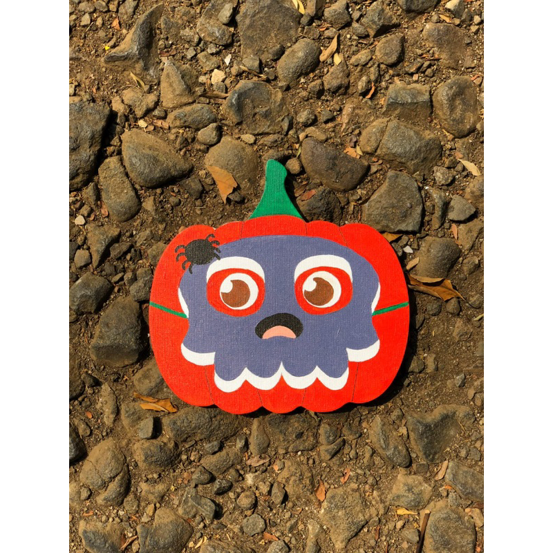 

Pumpkin Painting Kit | ByPainters KIDS | Painting Set | Kanvas & 7 Akrilik | Kit Melukis