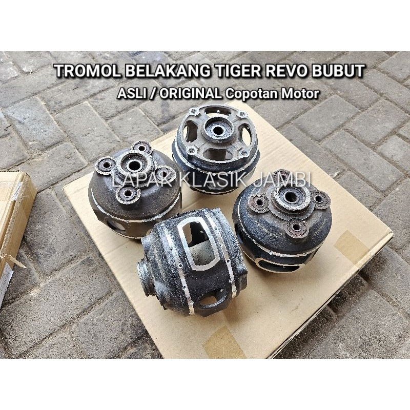 Tromol Belakang Cakram TIGER REVO bubut original asli