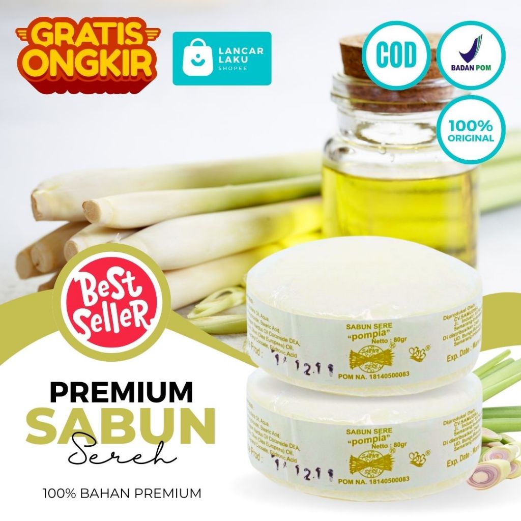 Sabun Sereh Pemutih Badan Dan Wajah Sabun Pemutih Kulit Seluruh Tubuh Badan Permanen Sabun Gatal Pal