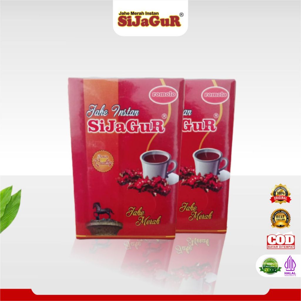 

Jahe merah bubuk jahe merah instan SIJAGUR Kemasan dus 220 Gr (2 Pcs)