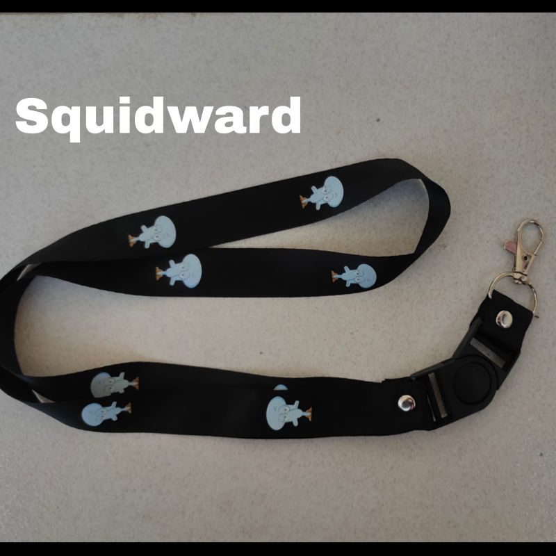 

TALI LANYARD SQUIDWARD BIKINI BOTTOM - GANTUNGAN KUNCI GANTUNGAN IDCARD GANTUNGAN FLASHDISK GANTUNGAN NAMETAG - TALI LANYARD BEST SELLER COD kartun Spongebob a7