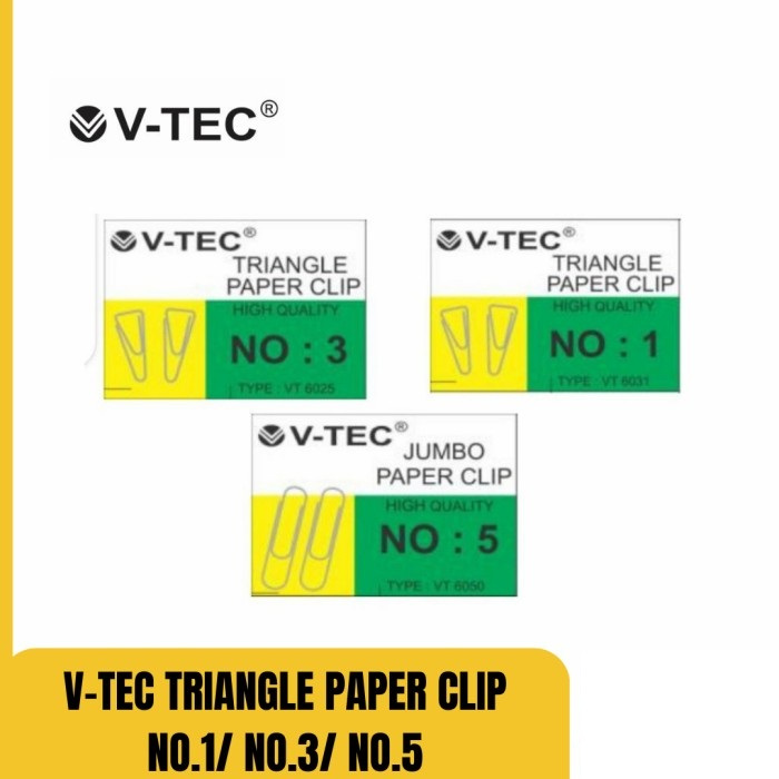 

TRIANGLE PAPER CLIP NO 3, NO 5, NO 1