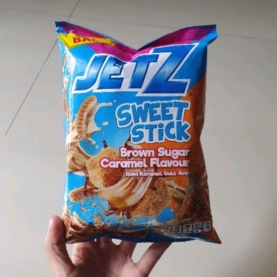 

Jetz sweet stick snack makanan ringan rasa BROWN SUGAR CARAMEL 65gr