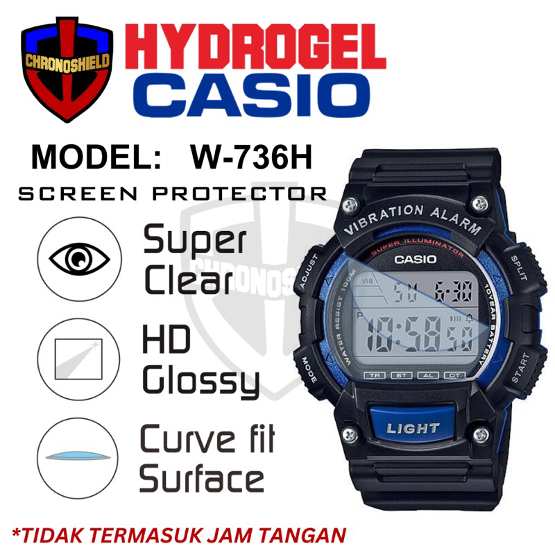 Antigores Jam Tangan Casio W736H W-736H Hydrogel