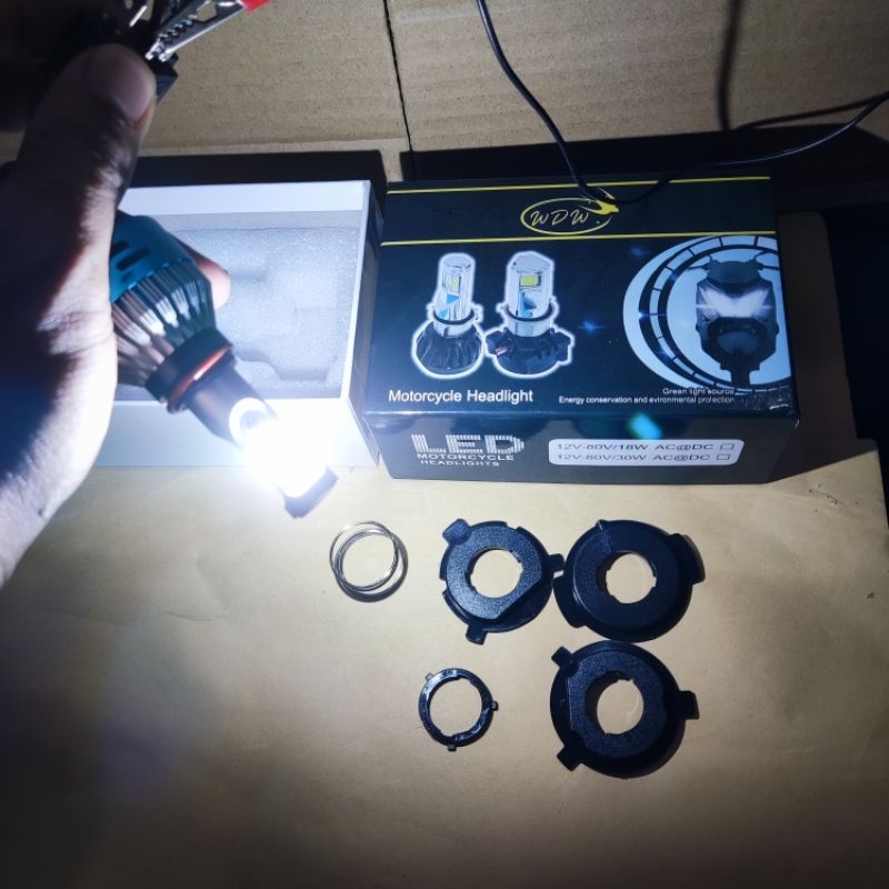 Lampu LED Motor 3 SISI M3 WDW SUPER TERANG Body aluminium