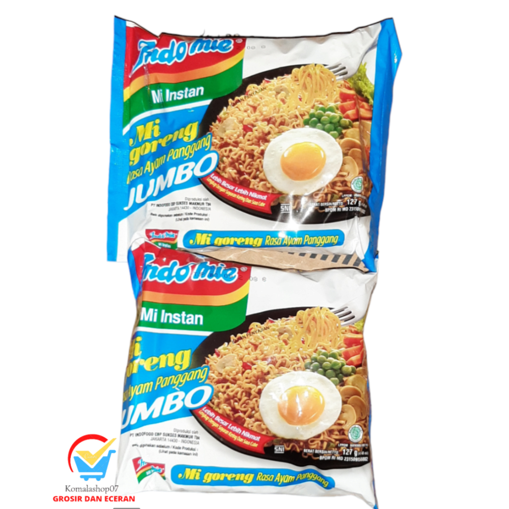 

INDOMIE MIE INSTAN GORENG JUMBO RASA AYAM PANGGANG 129