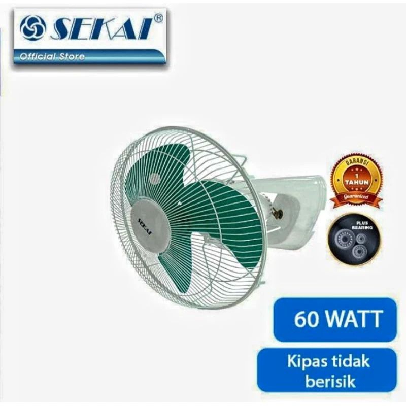 Sekai Kipas Angin COF-1663 / Kipas Angin Dinding Sekai cof 1663