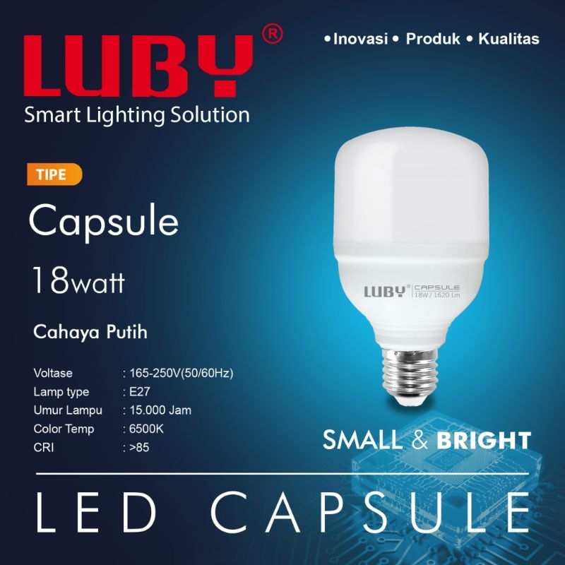 Lampu Led 18watt Luby capsule