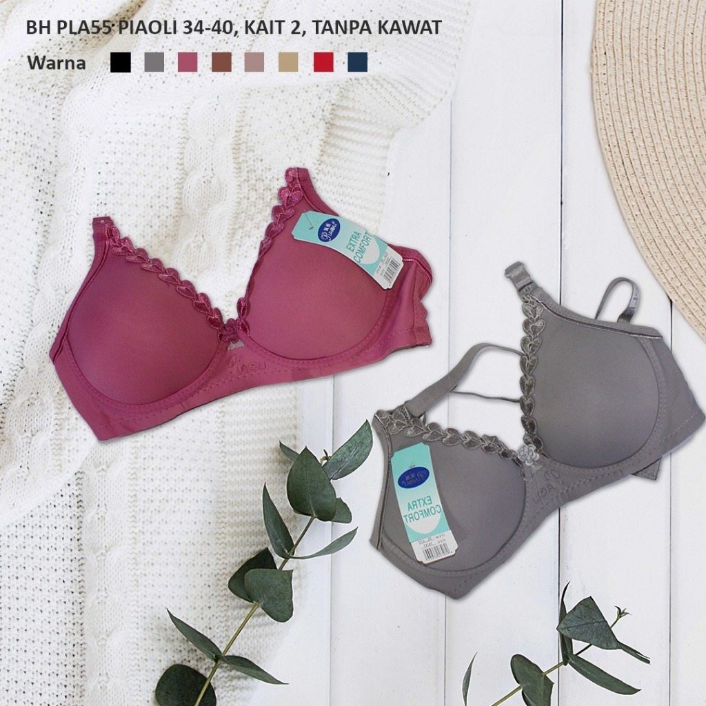 Bra Wanita | BH Piaoli tanpa Kawat cup A | Kode PLa55