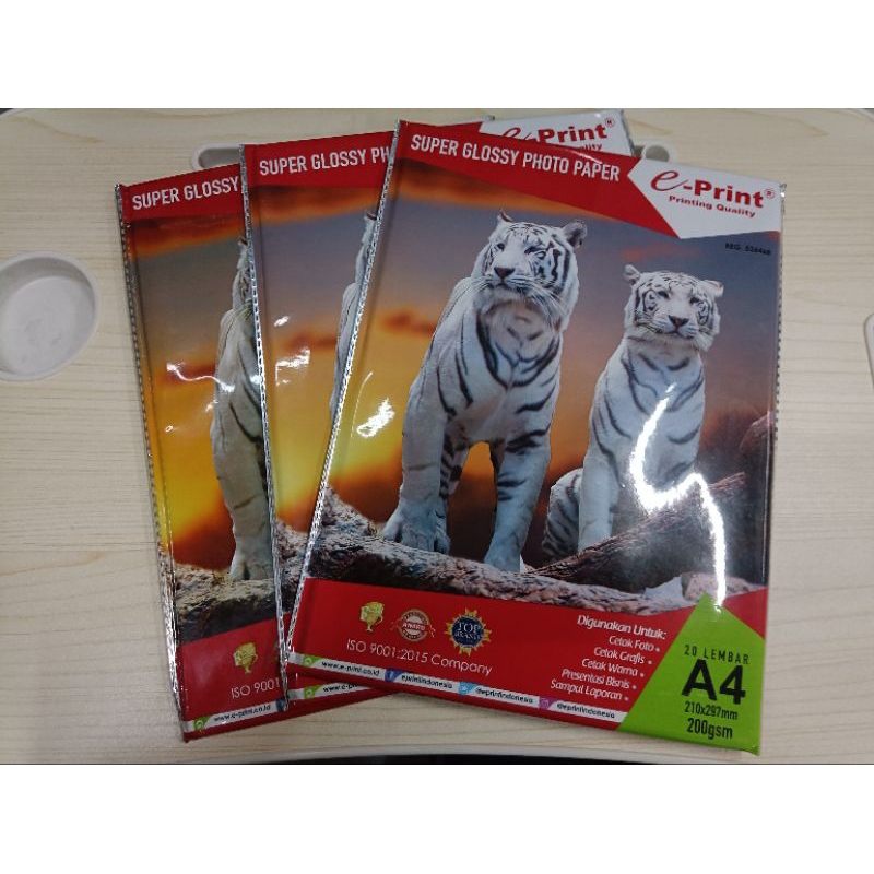 KERTAS FOTO E-PRINT GLOSSY PAPER 200GR