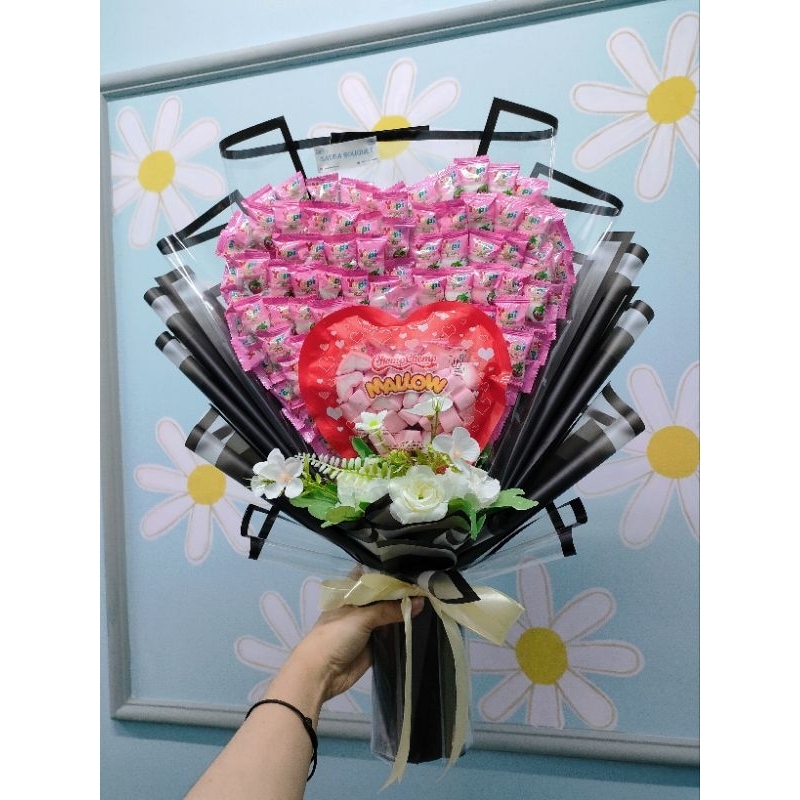 

Promo 7.7 Bouquet Permen Yupi Jumbo Bucket Marshmallow Birthday Gift Buket Hadiah Ulang Tahun Wisuda