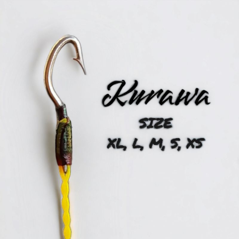 Urek belut sawah pancing sidat baja murah kail siap pakai mata kail tajam tali warna kuat || model k