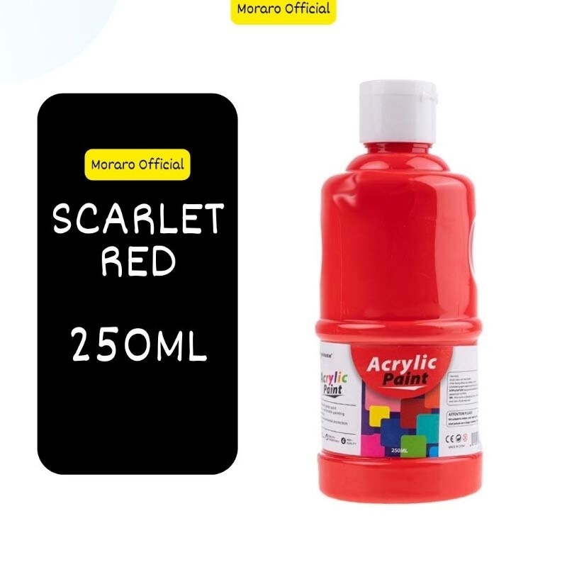 

CAT AKRILIK MERAH SATUAN 250 ML ACRYLIC PAINT SCARLET