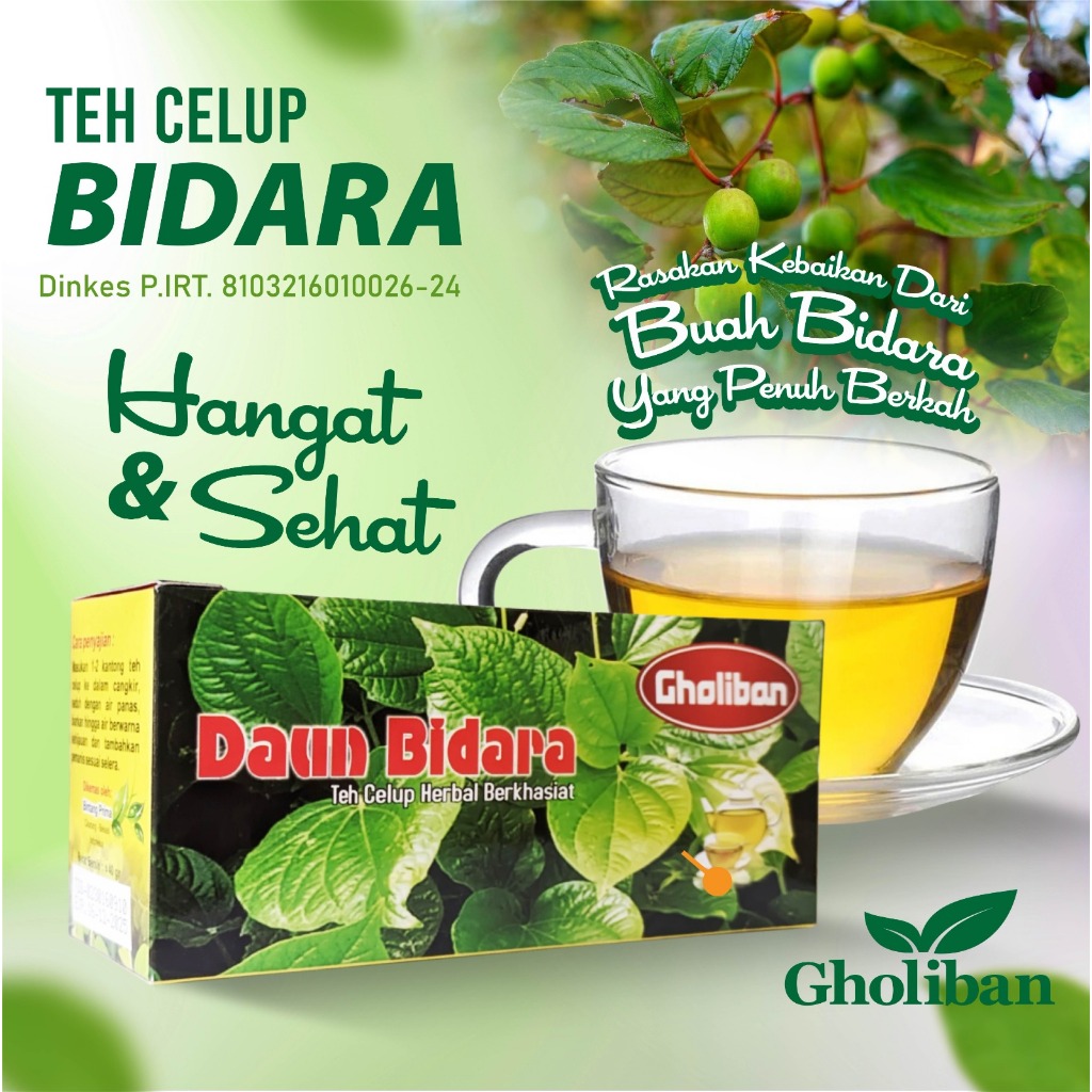 

Teh Celup Herbal Daun Bidara Gholiban