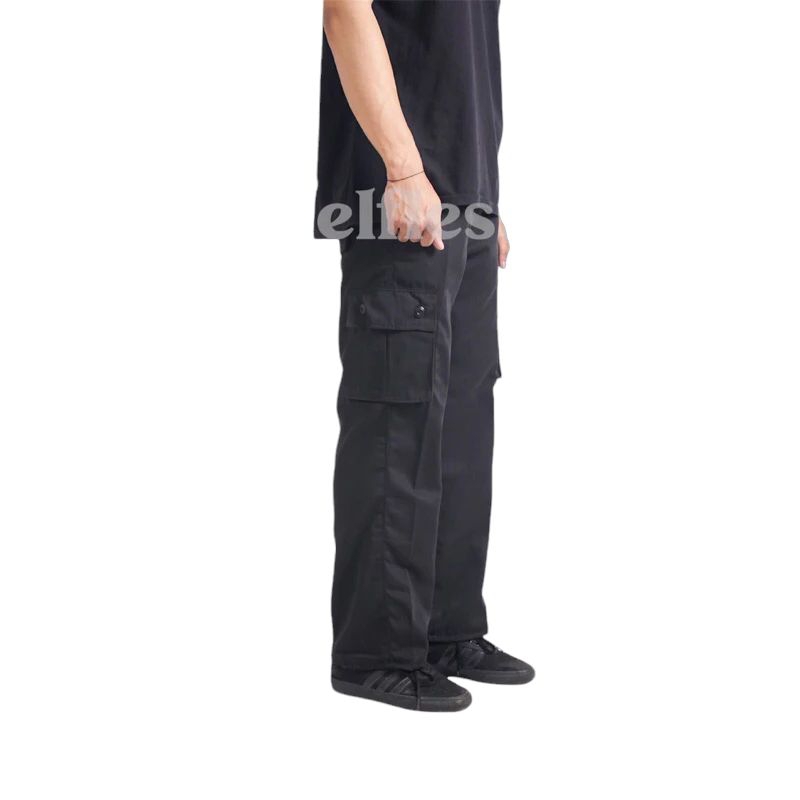 Celana Cargo Selfless Reguler Straight Loose Fit Pria