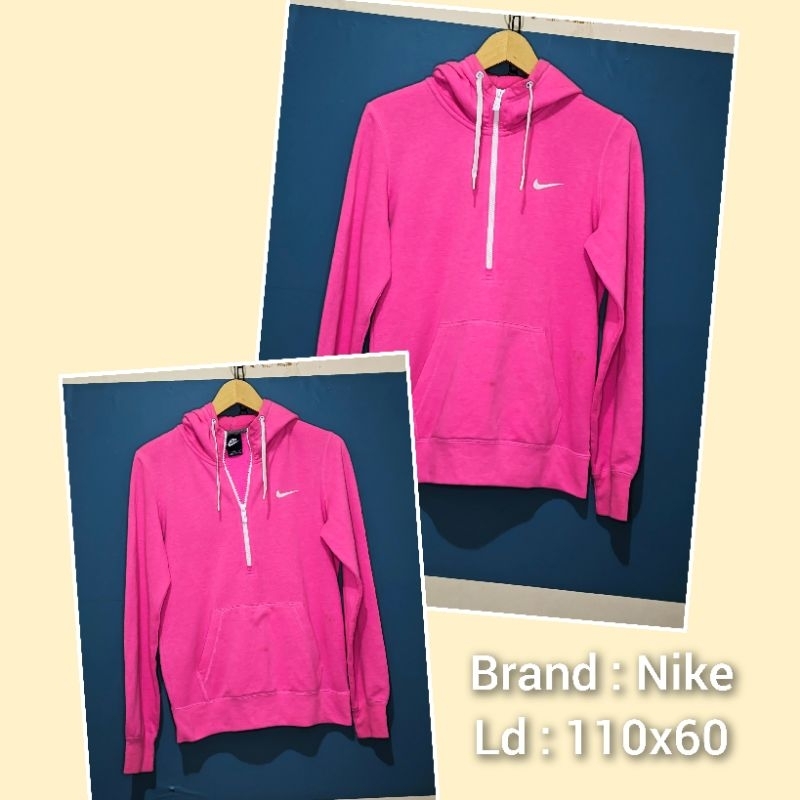 Nike hoodie thrift | hoodie | unisex | ziphoodie | Pullover | oversize | preloved | lengan balon