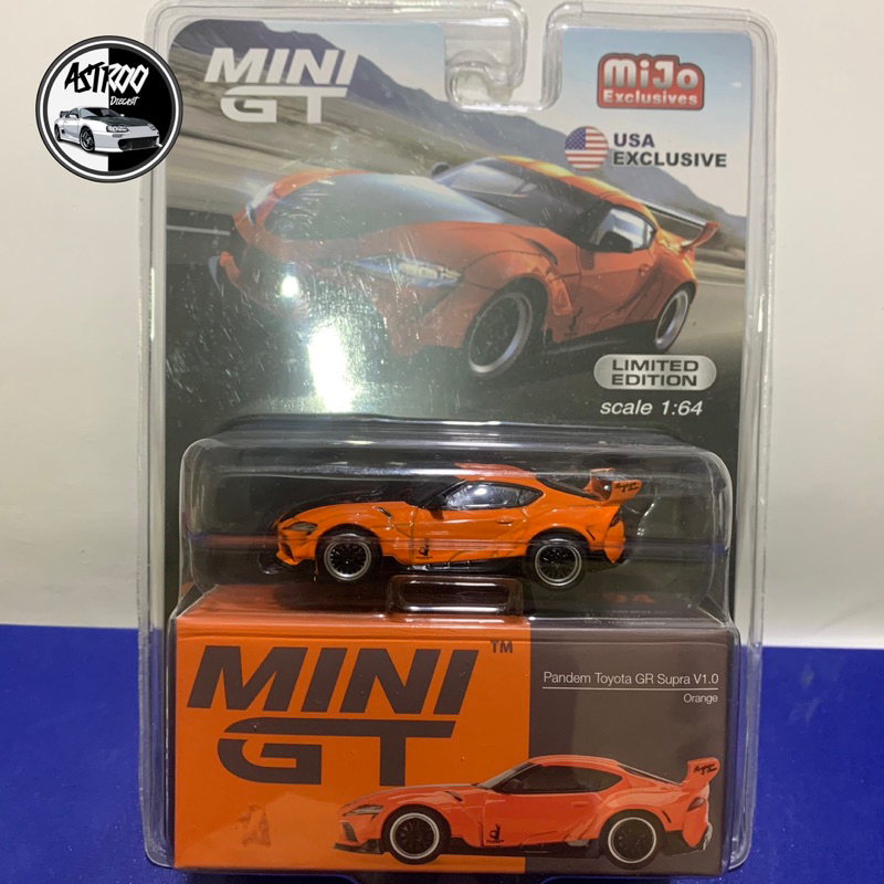 Mini GT Pandem Toyota GR Supra Orange Blister Unsealed