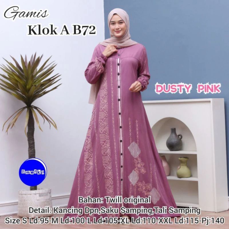 Gamis Daster Twill ORI Busui Friendly Premium