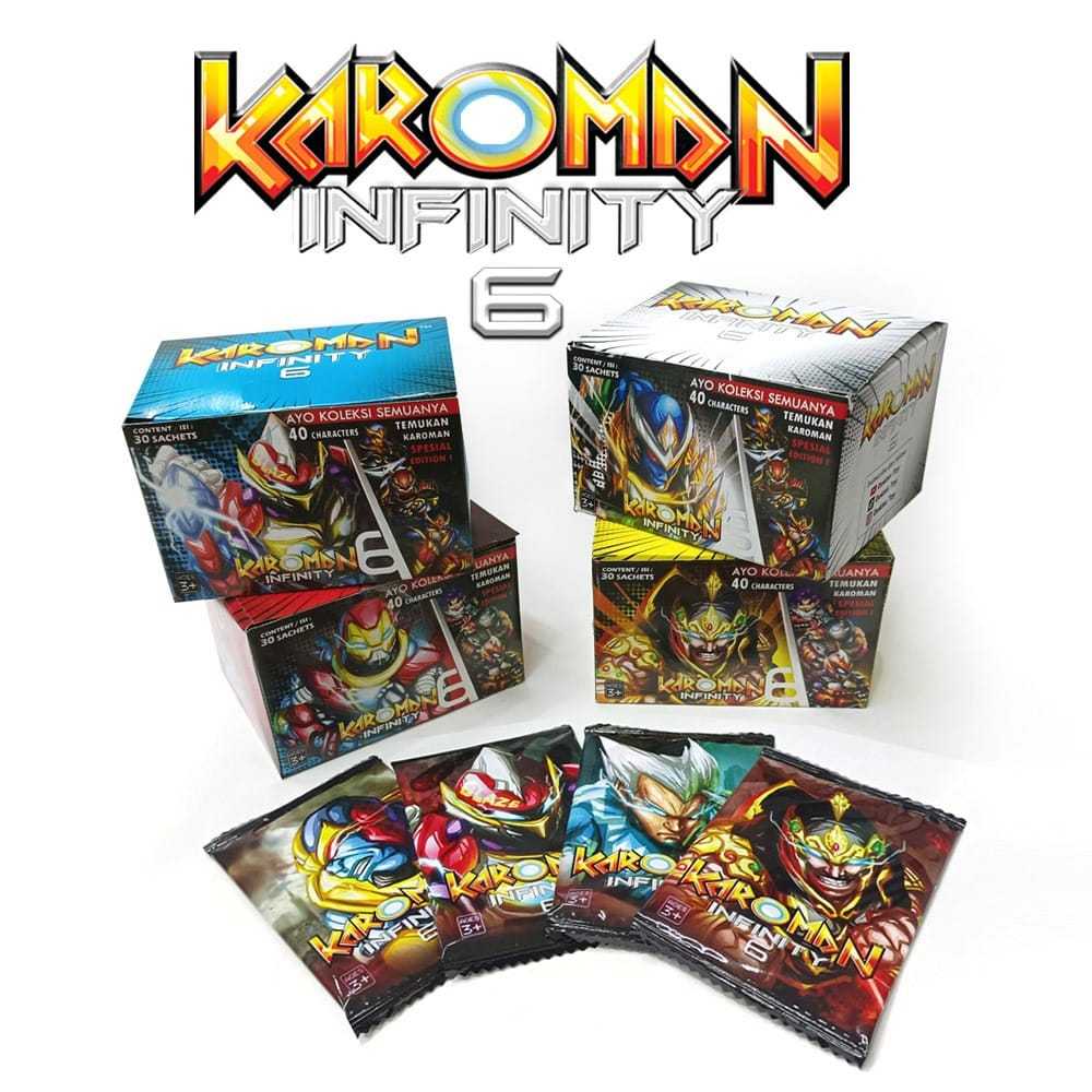 30 Pcs KAROMAN INFINITY 6 karoman crazybirds mainan 3D puzzle - NEW K-PAD