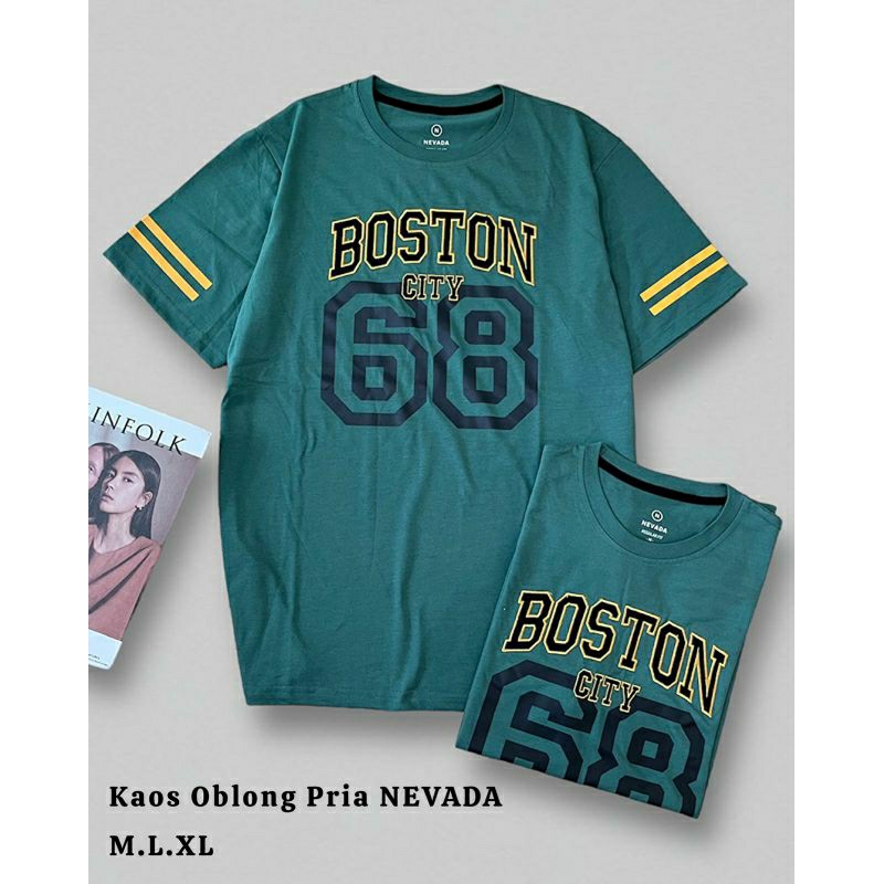 Kaos Oblong Pria Nevada Mix AJ mix Red Point