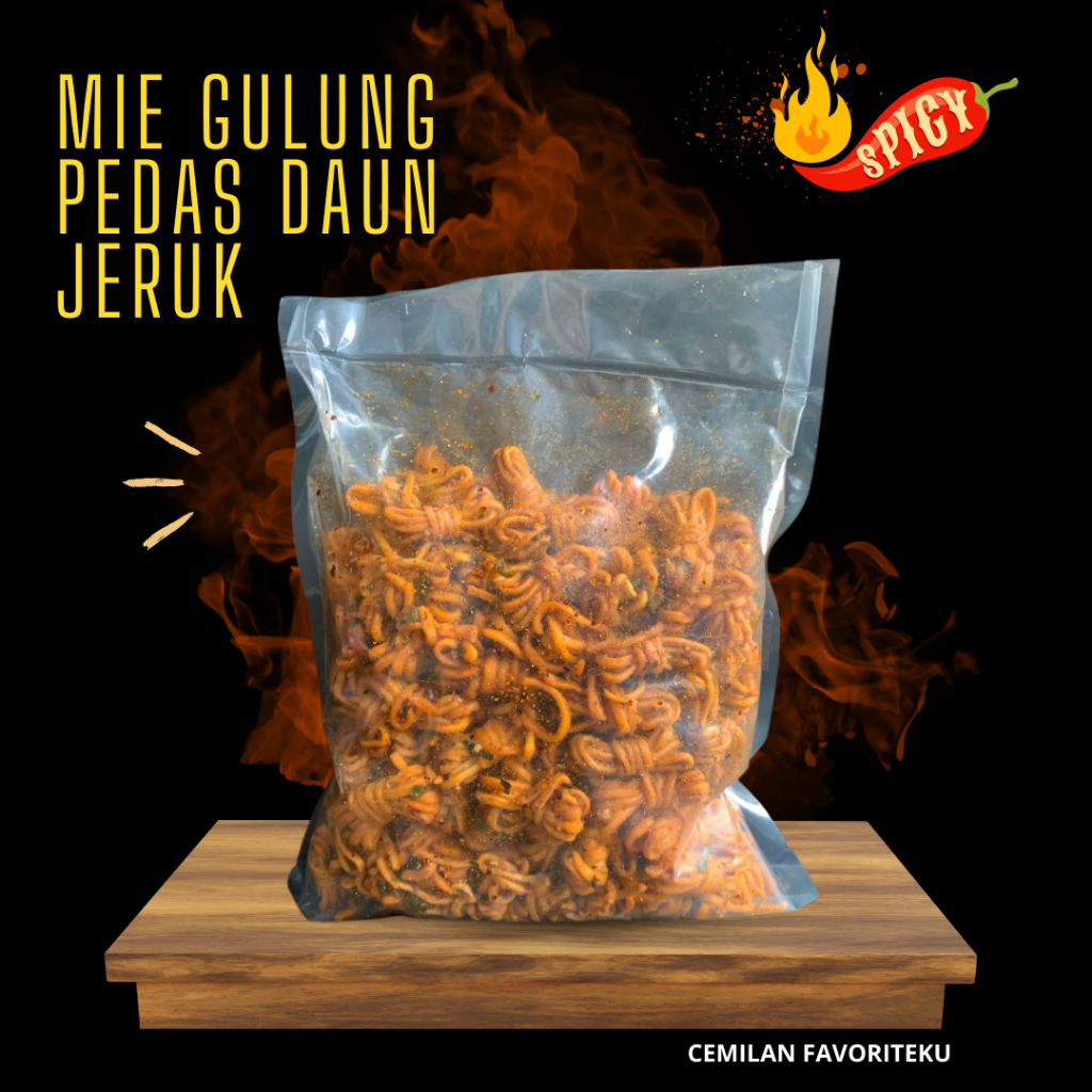 

mie gulung pedas daun jeruk 500gr