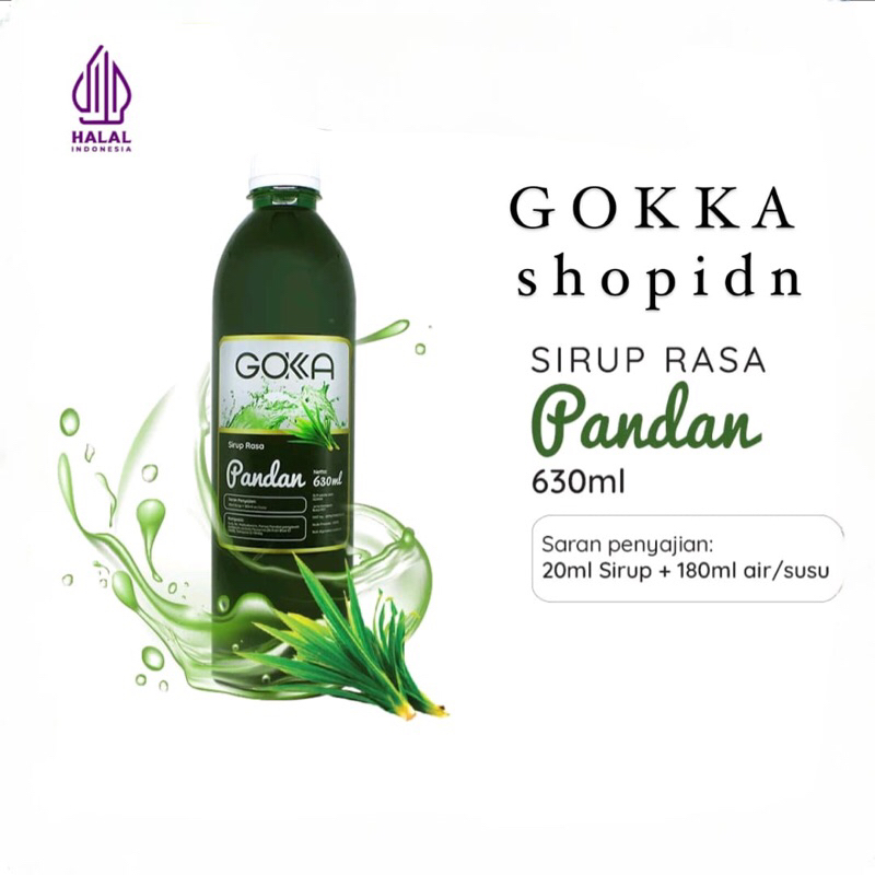 

Sirup Gokka Pandan 630ML - Gokka Syrup Pandan 630ML [GOKKA SYRUP 630ML]