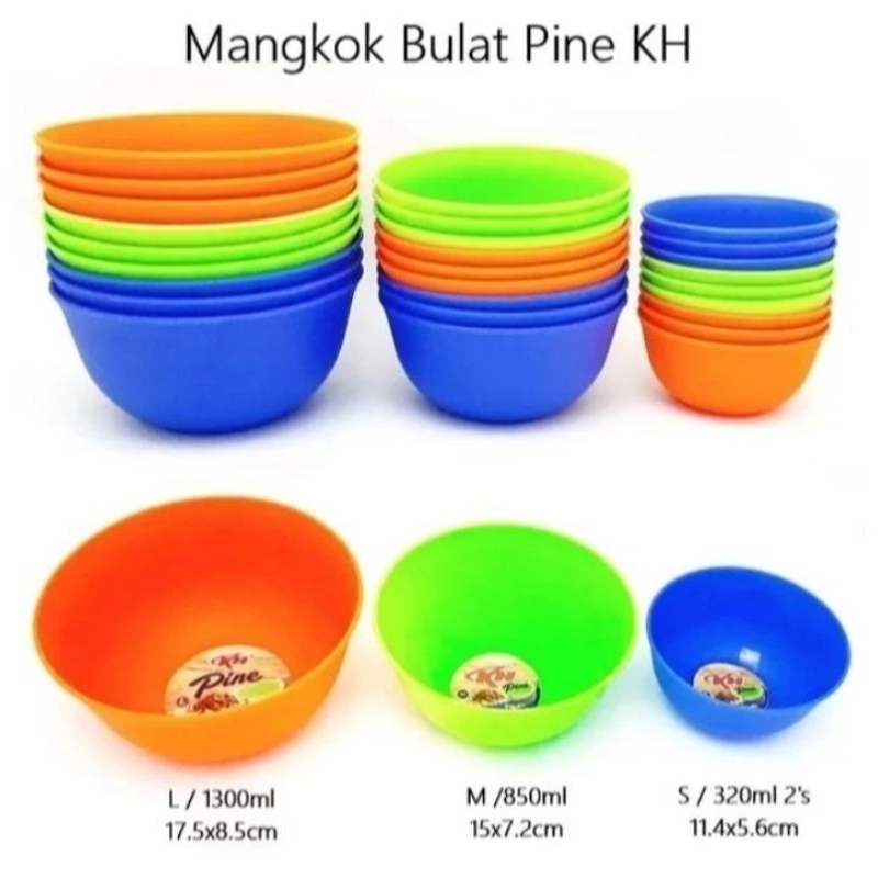 Mangkok KH Pine S/Mangkok Plastik