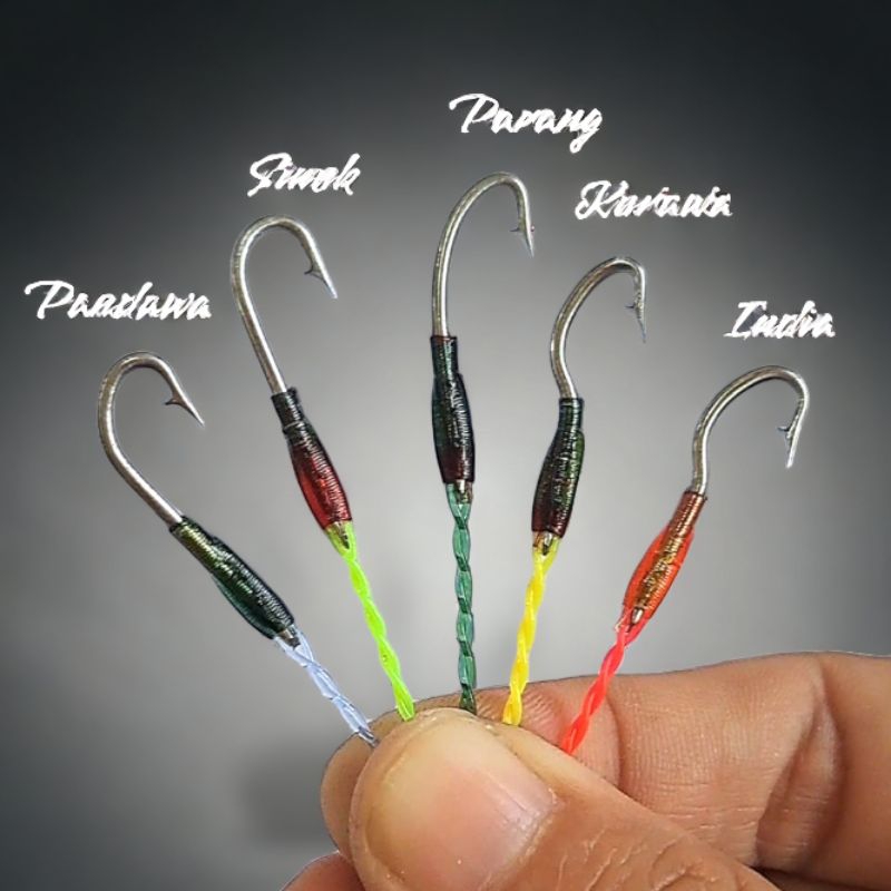 urekan sawah belut baja pancing sidat rawa murah kail india terlaris tali kuat tajam siap pakai