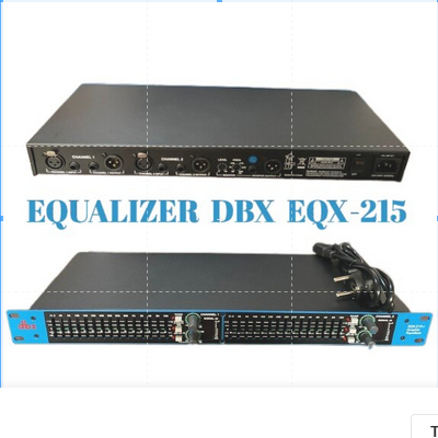EQUALIZER DBX-215 PLUS SUBWOOFER OUTPUT EQUALIZER DBX