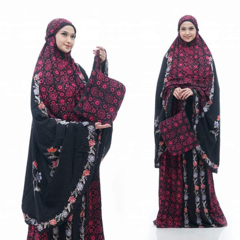 MUKENA ENCIM BATIK CAP//MUKENA CAP PEKALONGAN//MUKENA BATIK DEWASA//MUKENA BATIK REMAJA//TELEKUNG BA