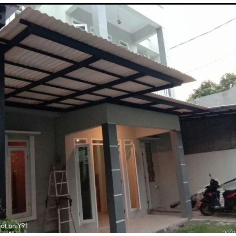 kanopi baja ringan atap alderon rs