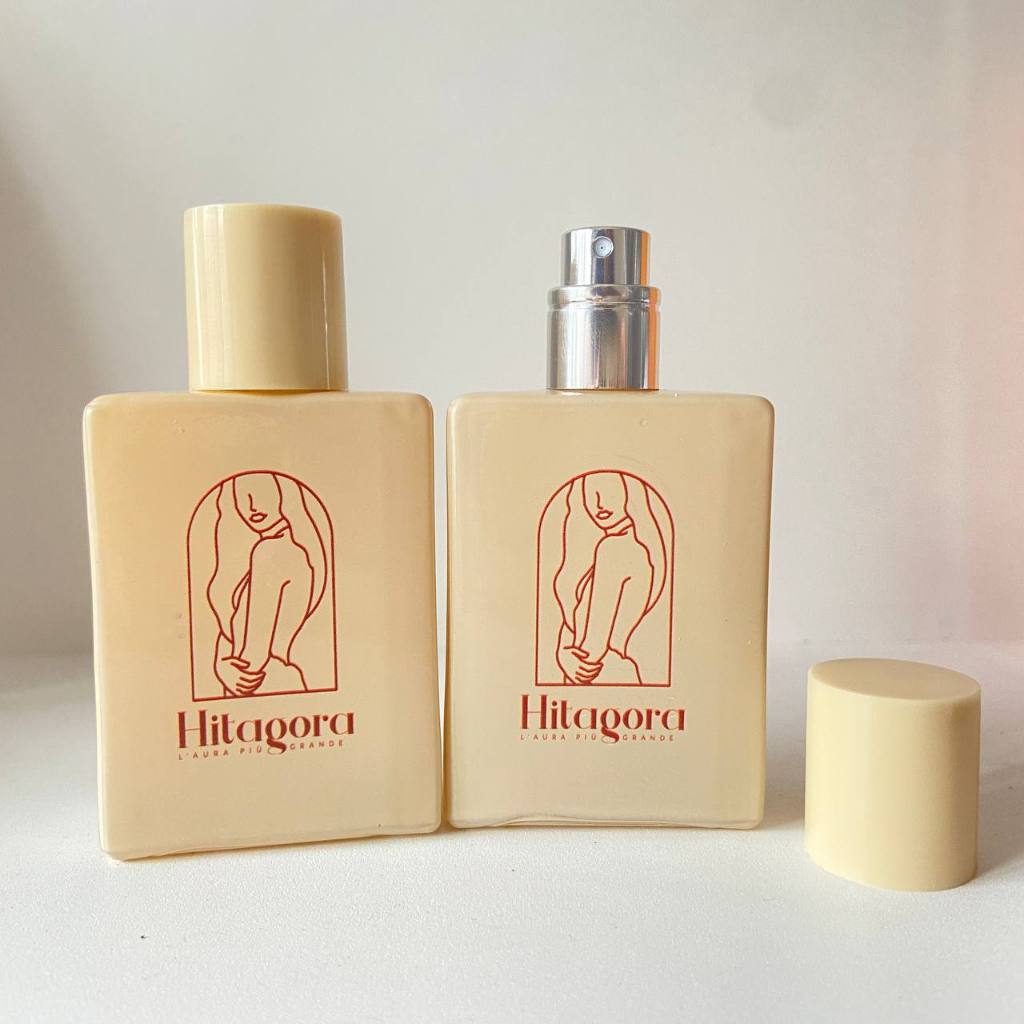 Botol Parfum 30 ml Kotak Warna Grosir 12 / Botol Parfum Custom Print 30ml