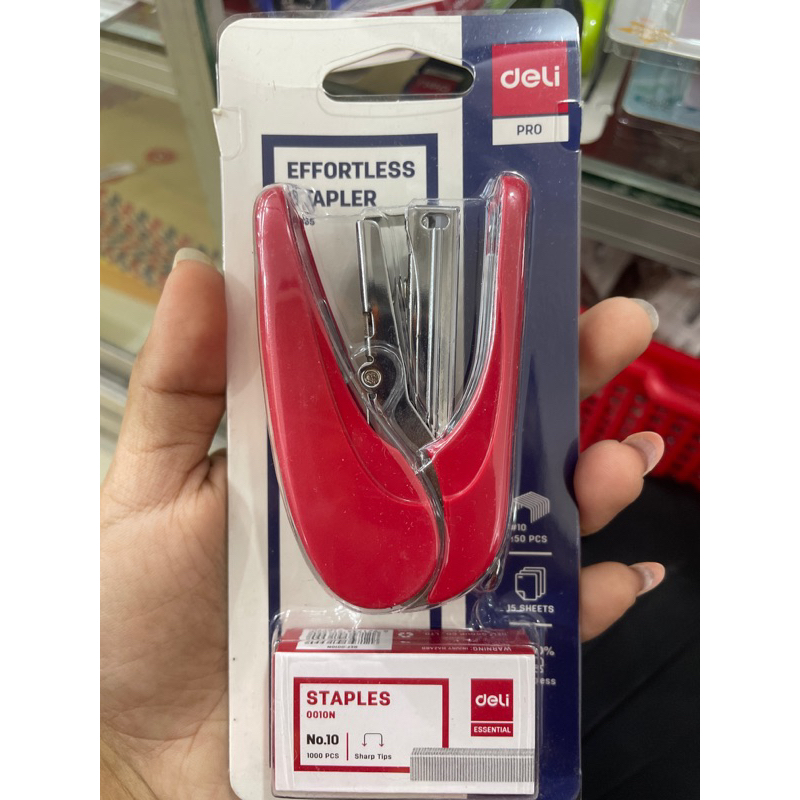 

DELI Pro Stapler/hekter + isi/pelor (0365)