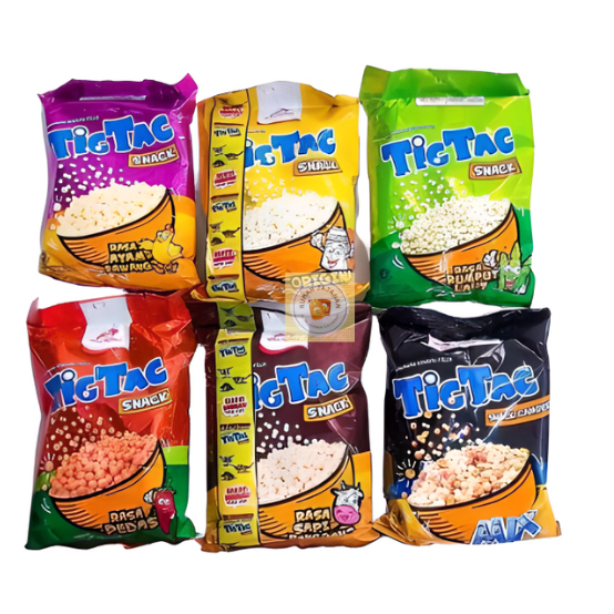 

Tic Tac Dua Kelinci Snack Pilus Renceng Ayam Bawang / Original / Rumput Laut / Pedas / Sapi Panggang