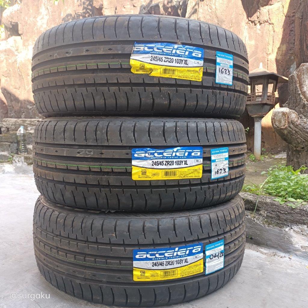 Ban mobil radial accelera phi r20 245/45 tubles murah ring 20 245 45
