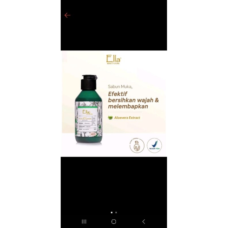 [ JASTIP ELLA SOLO ] SABUN MUKA ALOE VERA ELLA SKINCARE