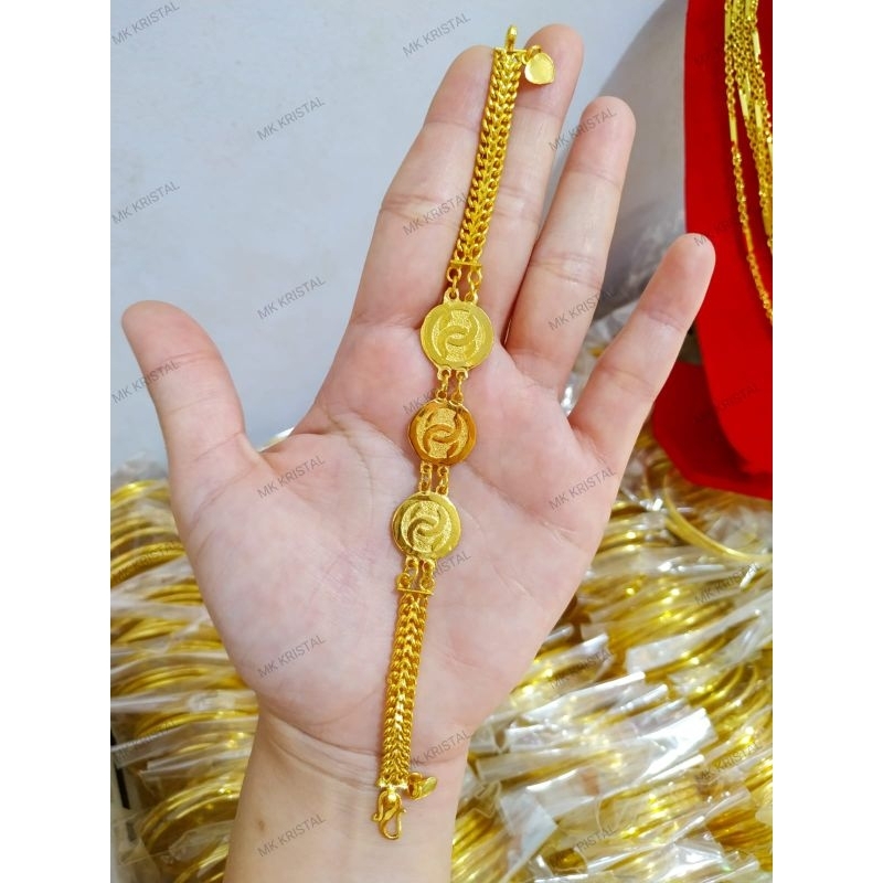 gelang chanel lapis kristal