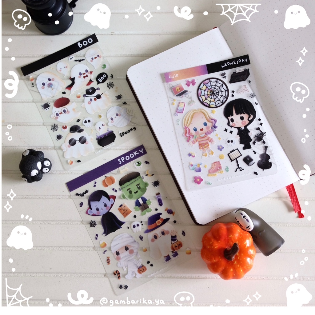 

Halloween transparent sticker