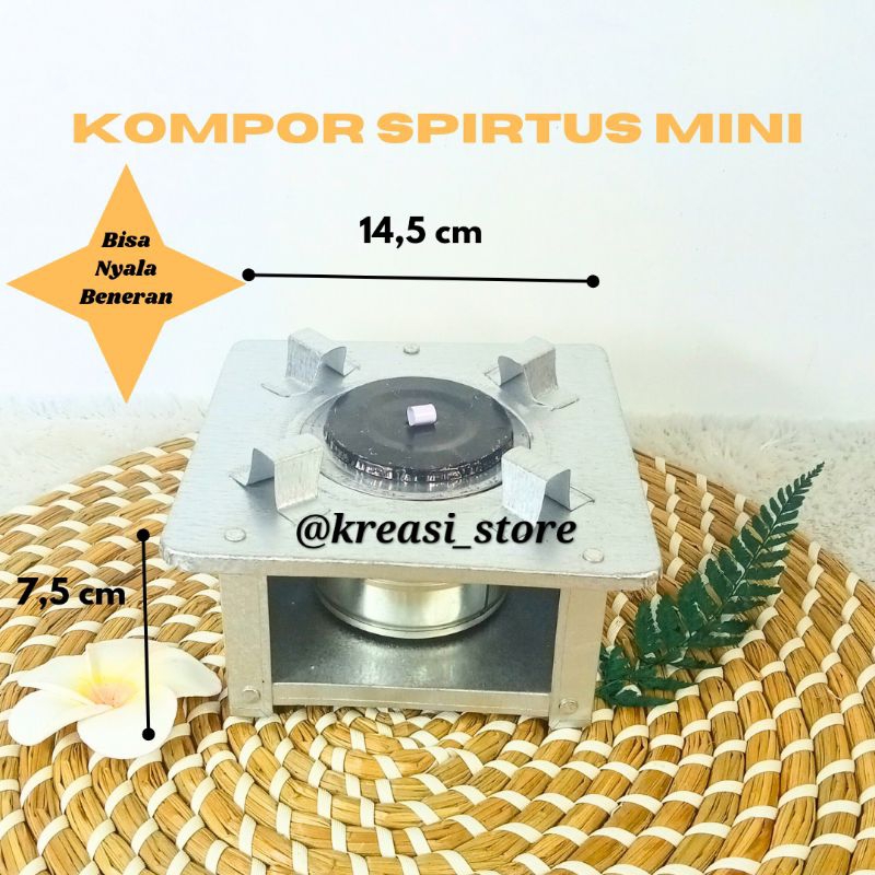 Kompor Spirtus Mini | Kompor Mainan Spirtus Mini Portable | Kompor Camping
