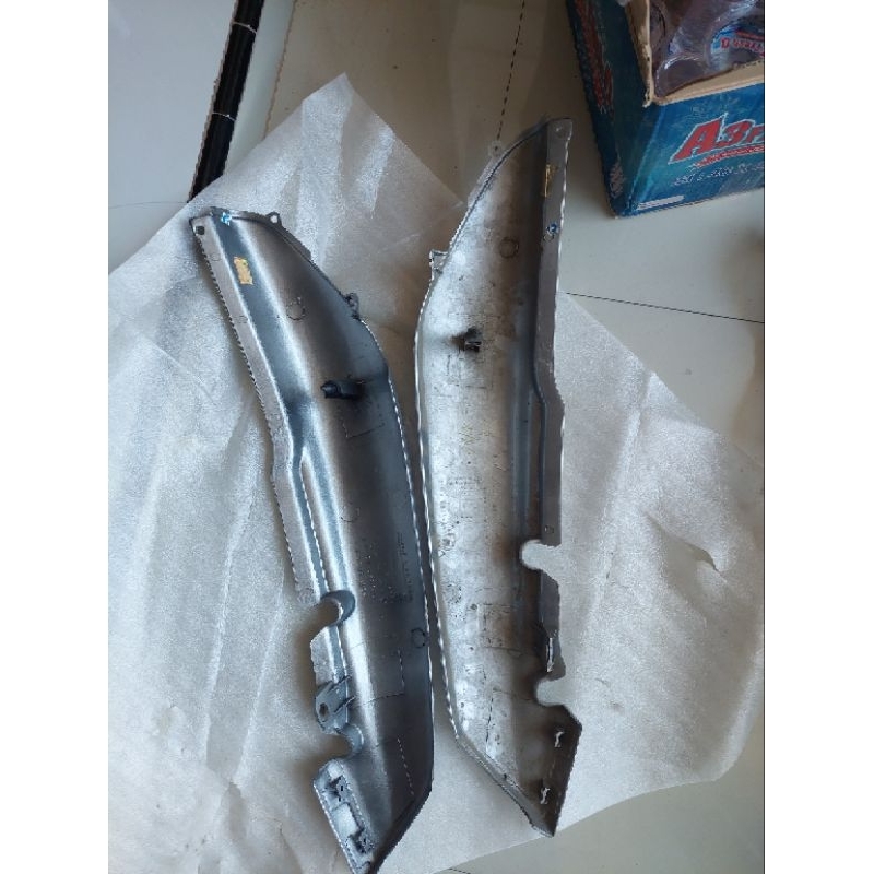 cover body tiger2000 tiger lawas silver original baru