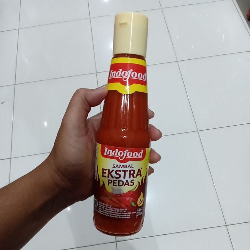

Mahbubah - Indofood 335 ml Sambal Ekstra Pedas Botol Kaca