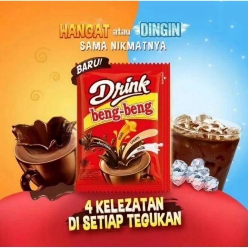 

DRINK BENG BENG MINUMAN COKELAT 30 Gr @ RENCENG 10 SACHET