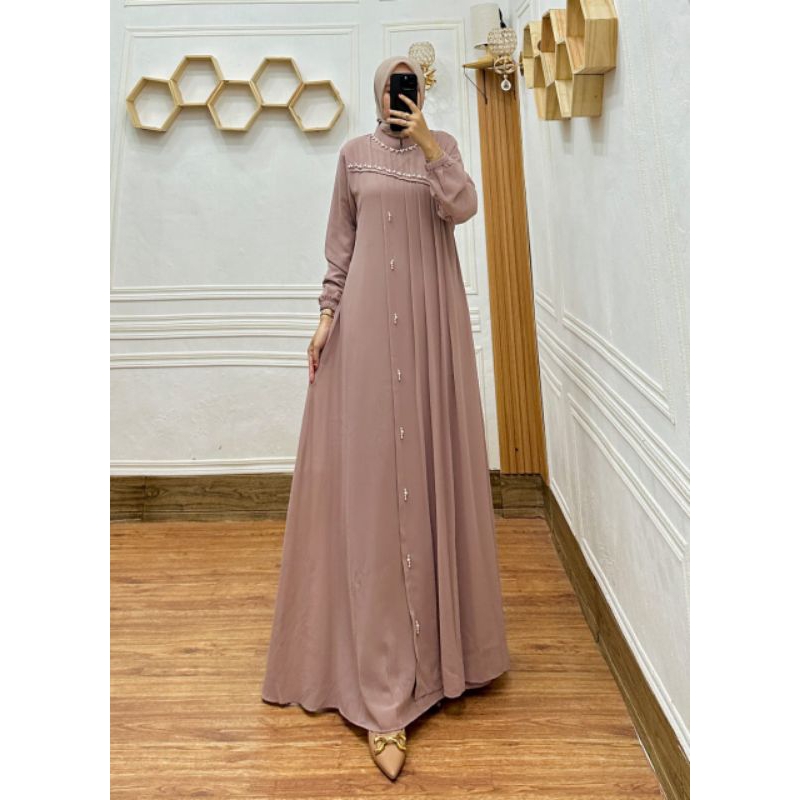 GAMIS CERUTI PAYET MEWAH //GAMIS TERBARU