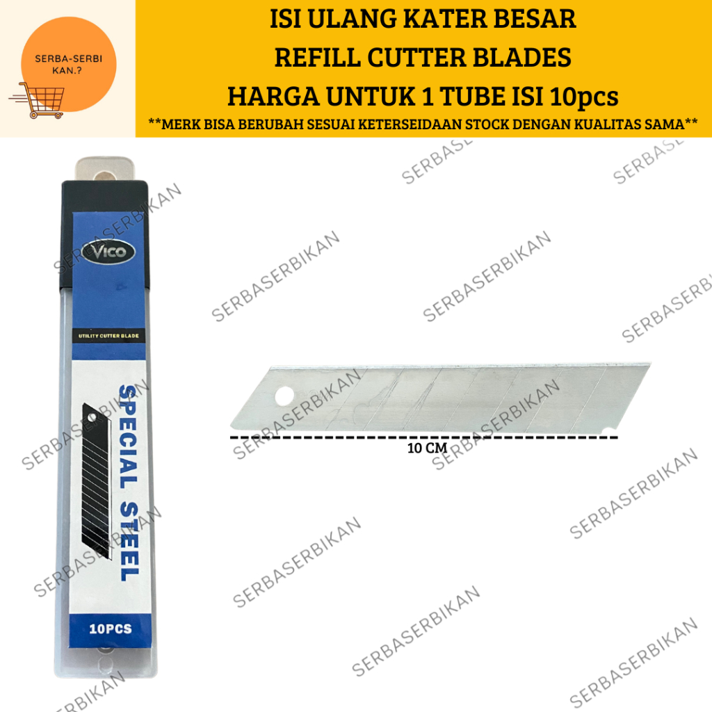 

ISI ULANG CUTTER BESAR L-150 REFILL CUTTERBLADES