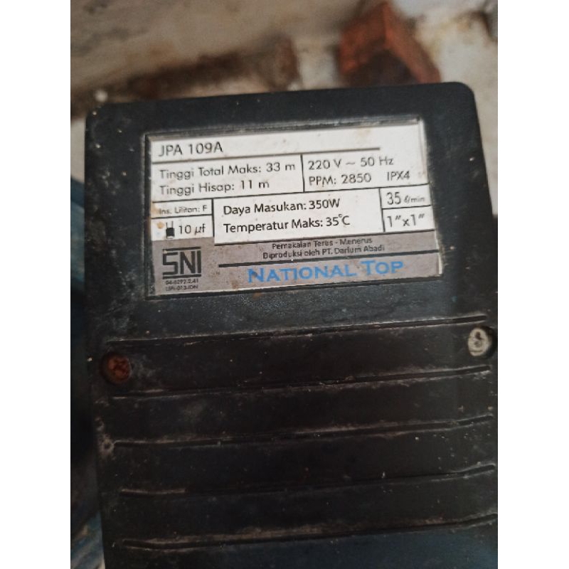 Parts Mesin Air National