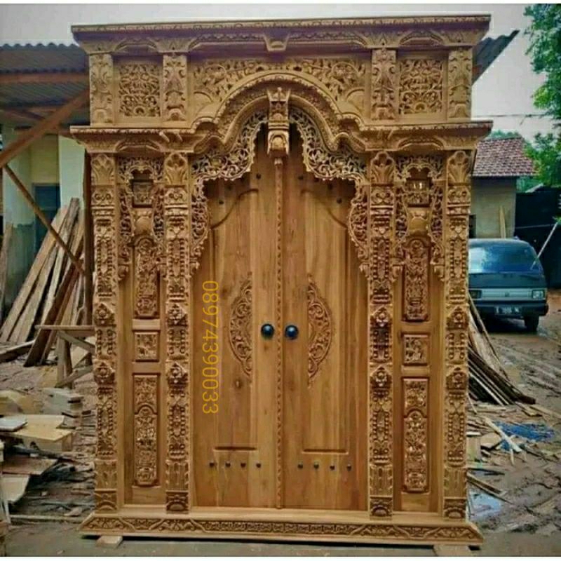 Pintu Gebyok Termurah, Pintu Gebyok Jati Ukir Jepara