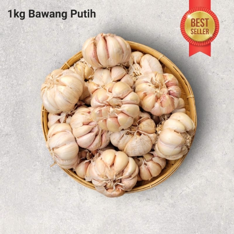 

Bawang Putih Biasa / Reguler Bersih 1kg
