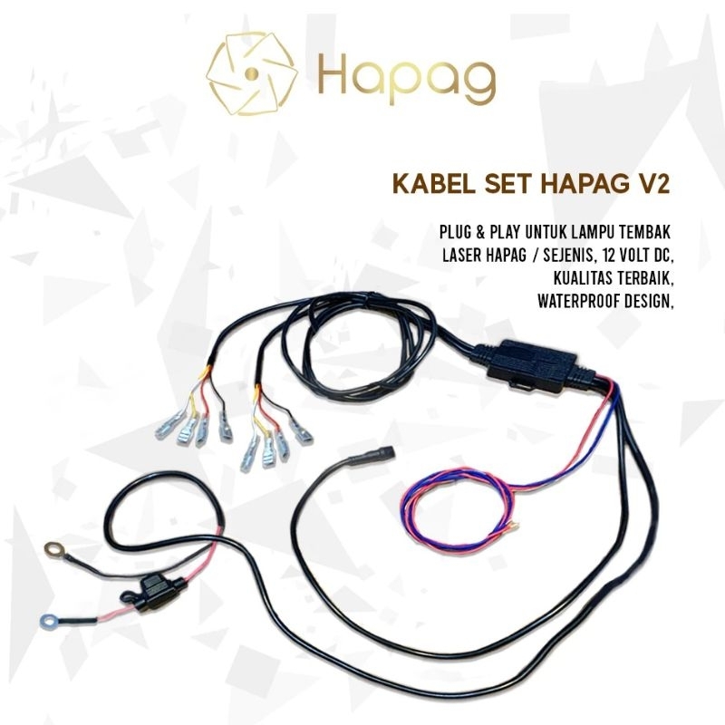 KABEL SET MINI LASER MINI PROJIE HIG QUALITY HAPAG V2 PLAS LIGHT